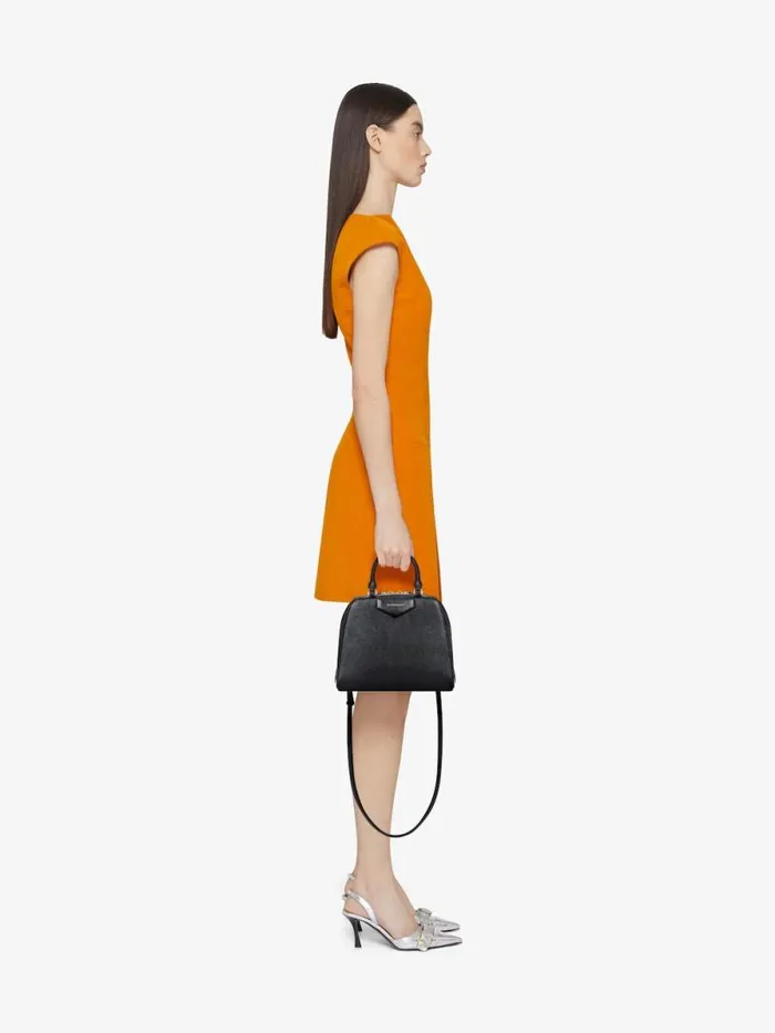 Women Antigona Givenchy Mini Antigona Cube Bag In Leather Black Women Antigona Givenchy Mini Antigona Cube Bag In Leather Black