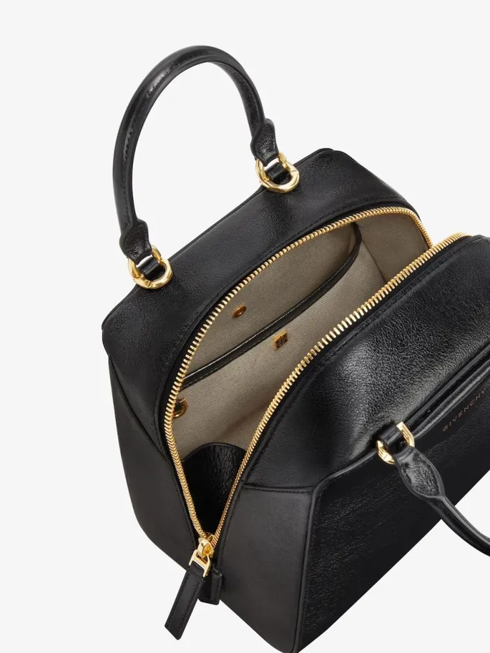 Women Antigona Givenchy Mini Antigona Cube Bag In Leather Black Women Antigona Givenchy Mini Antigona Cube Bag In Leather Black