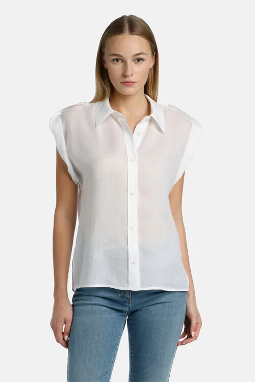 Women Banchiere Banchiere Military Green Blouses and Shirts Luisa Spagnoli