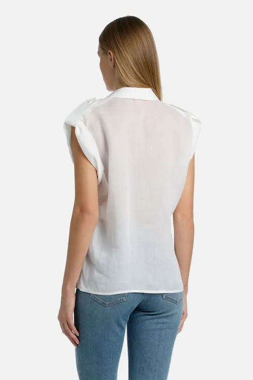 Women Banchiere Banchiere Military Green Blouses and Shirts Luisa Spagnoli Women Banchiere Banchiere Military Green Blouses and Shirts Luisa Spagnoli