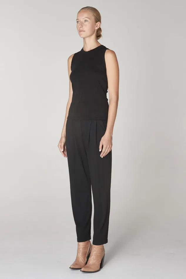 Women Black Leigh Tank Raquel Allegra TShirts