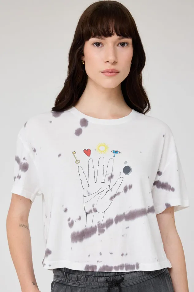Women Black TieDye Claudia Tee Raquel Allegra TShirts