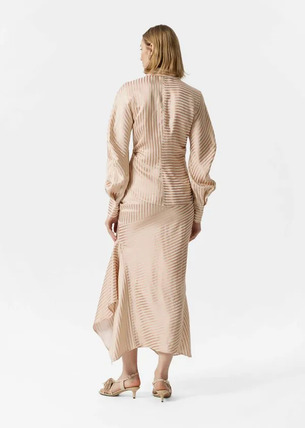 Women Blouses and Shirts and Other Stories Asymmetrical Shirt Beigeandpink