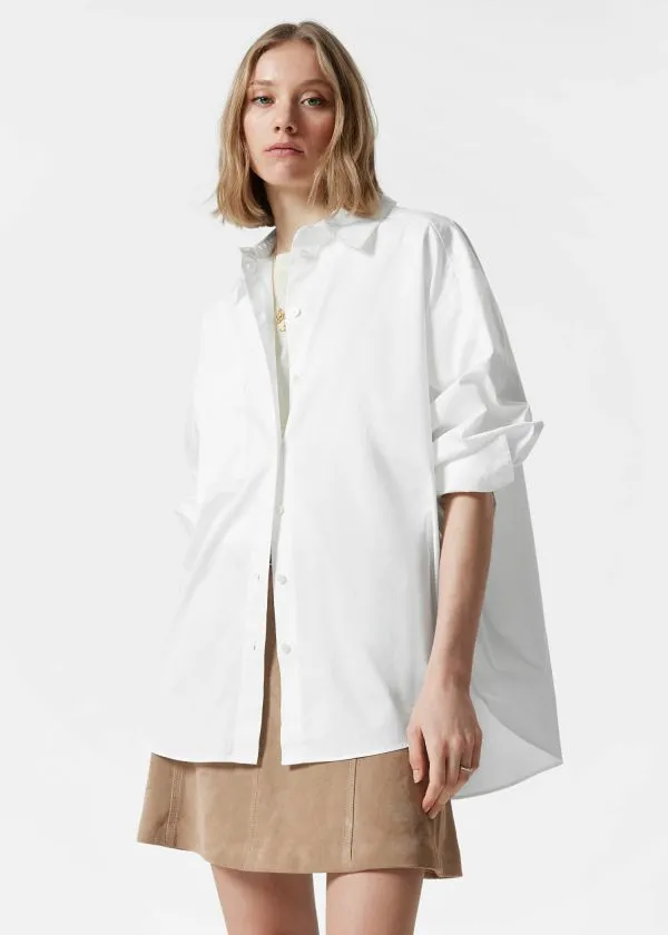 Women Blouses and Shirts and Other Stories Oversized Shirt White