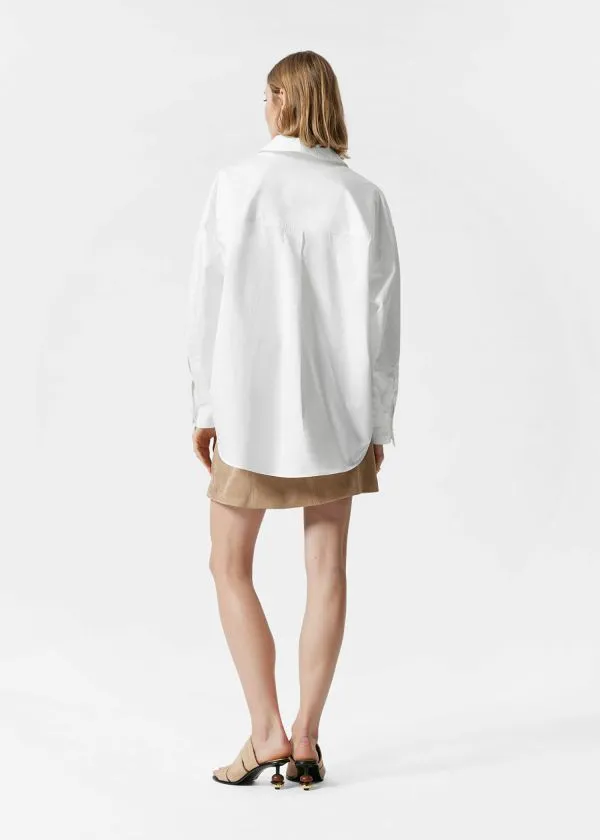 Women Blouses and Shirts and Other Stories Oversized Shirt White