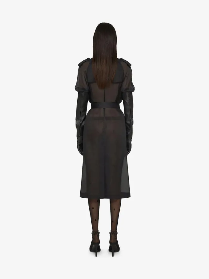 Women Bodysuits and Underwear Givenchy Transparent 4G Leggings Black