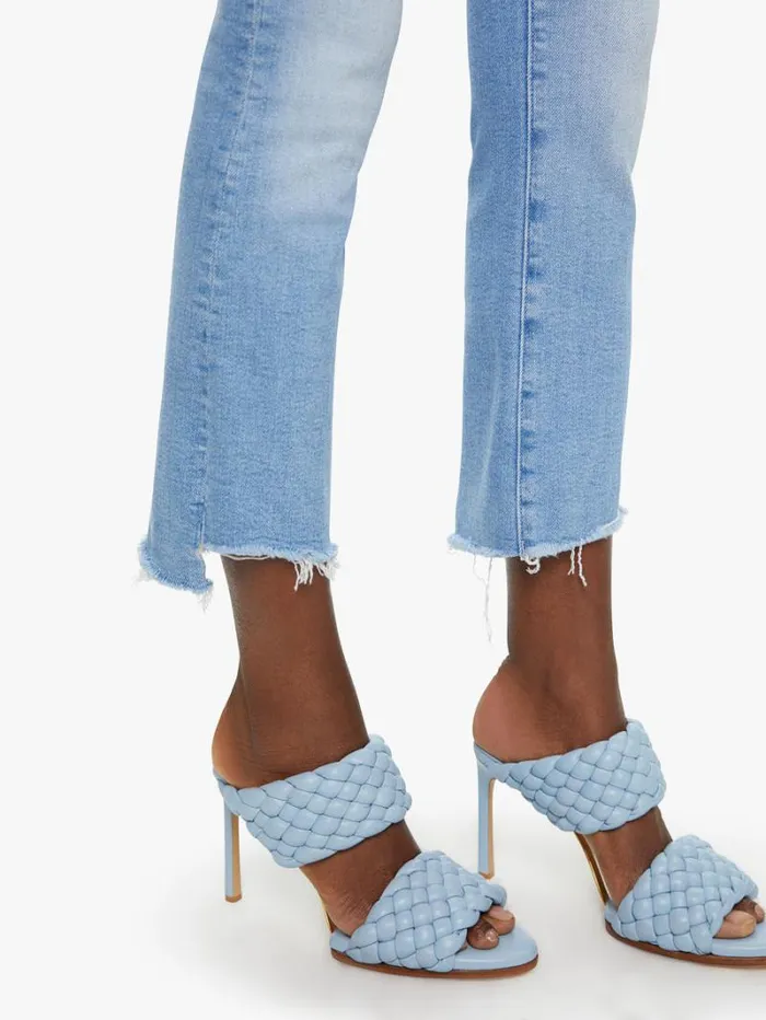 Women Bootcut Mother Denim The Insider Crop Step Fray Wash Limited Edition Women Bootcut Mother Denim The Insider Crop Step Fray Wash Limited Edition
