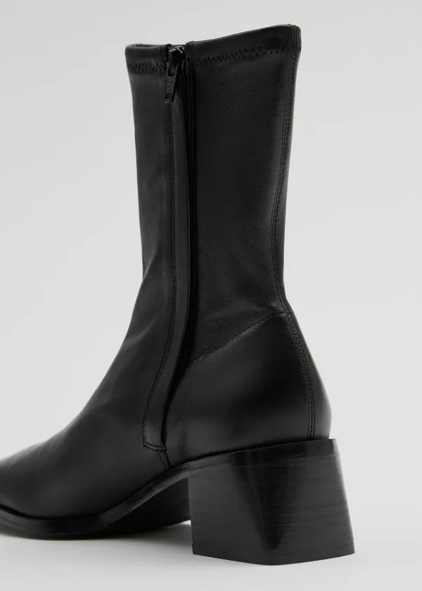 Women Boots and Other Stories Leather Sock Boots Black
