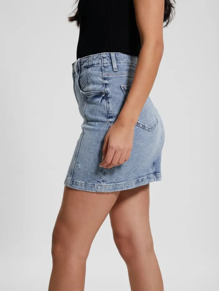 Women Bottoms GUESS Eco Willow Denim Skirt Theatre Women Bottoms GUESS Eco Willow Denim Skirt Theatre