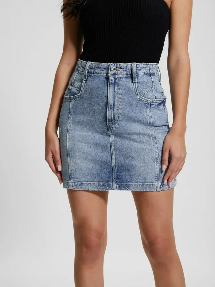 Women Bottoms GUESS Eco Willow Denim Skirt Theatre Women Bottoms GUESS Eco Willow Denim Skirt Theatre