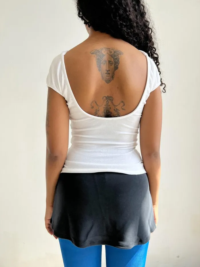 Women Cally Top White Lisa Says Gah Tops