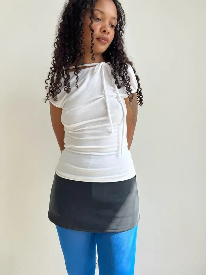 Women Cally Top White Lisa Says Gah Tops