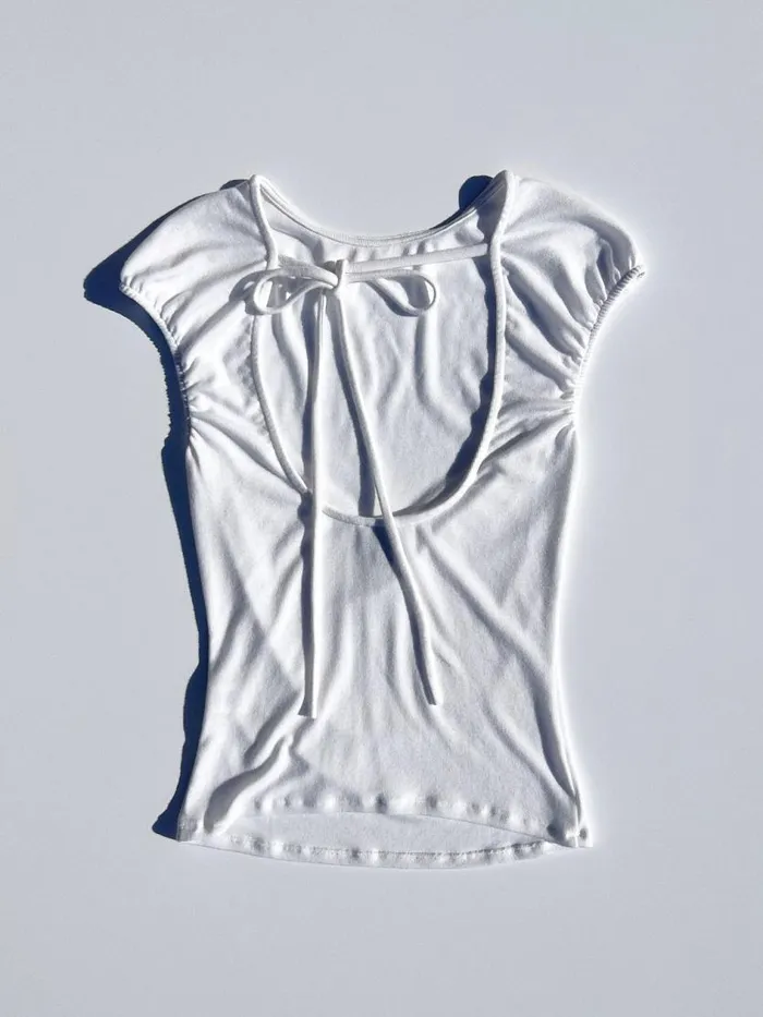 Women Cally Top White Lisa Says Gah Tops