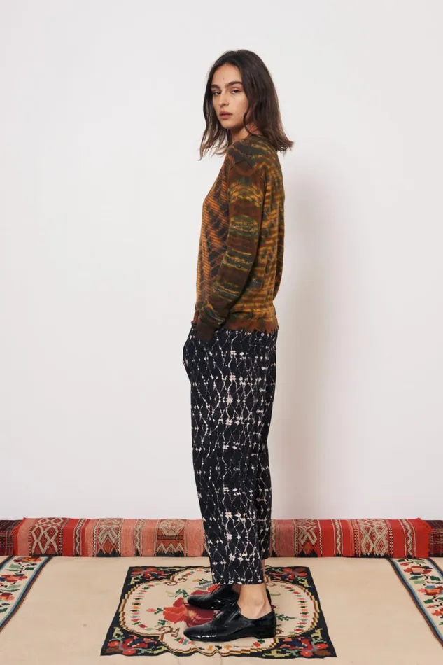 Women Cashmere Green Kenya Pullover Raquel Allegra Sweaters and Knits