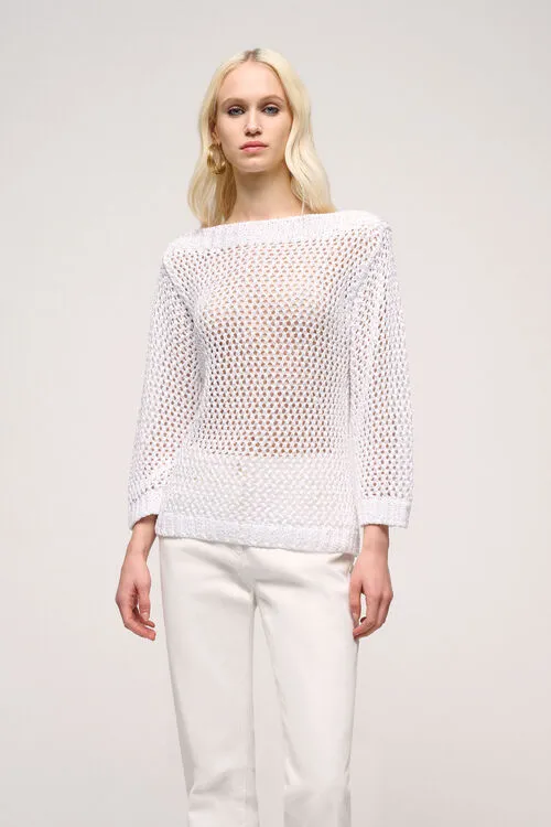 Women Cavolfiore Cavolfiore BeigeBeige Knitwear Luisa Spagnoli