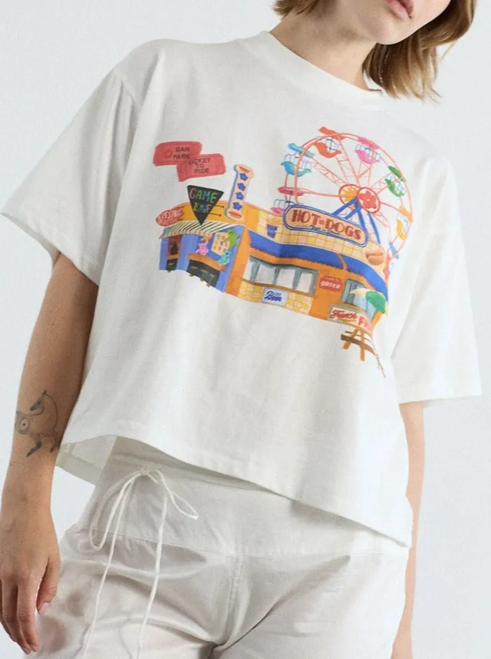Women Charlie Tee At The Boardwalk Lisa Says Gah Tops