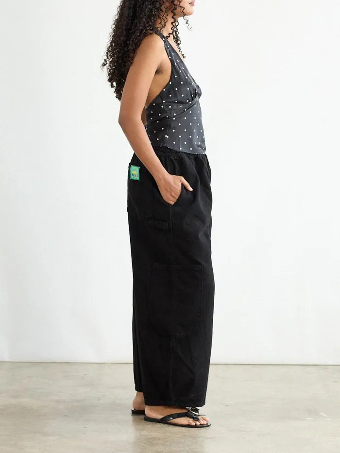 Women Chef Pant Licorice Black Lisa Says Gah Pants