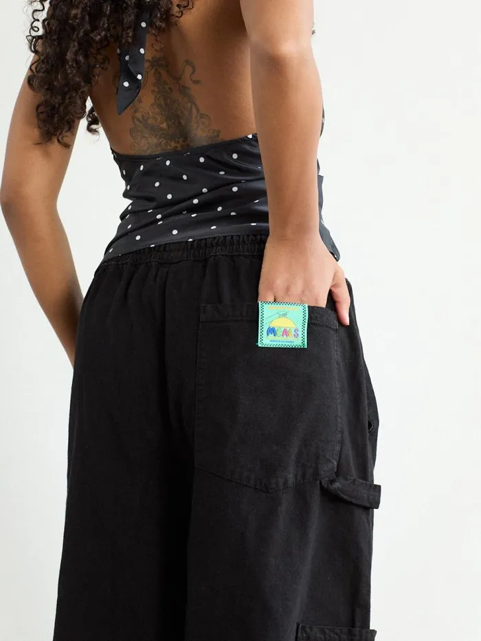 Women Chef Pant Licorice Black Lisa Says Gah Pants