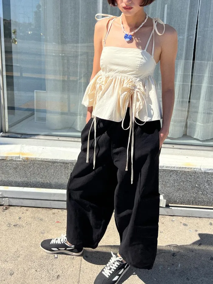 Women Chef Pant Licorice Black Lisa Says Gah Pants