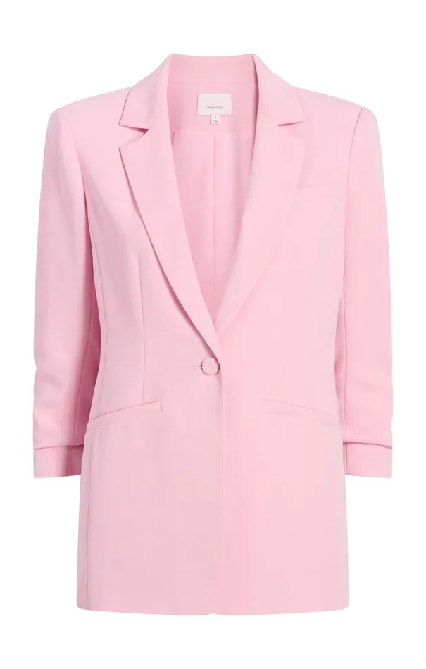 Women Cinq Sept Blazers Crepe Khloe Blazer Venus Pink