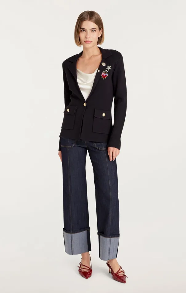 Women Cinq Sept Blazers Laynee Blazer Navy