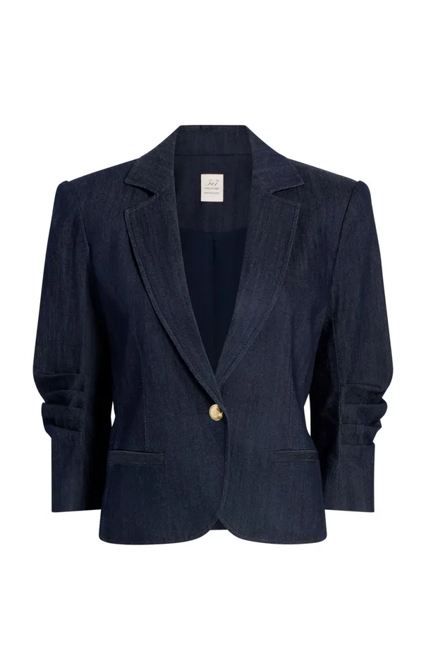 Women Cinq Sept Blazers Petit Denim Khloe Blazer Indigo