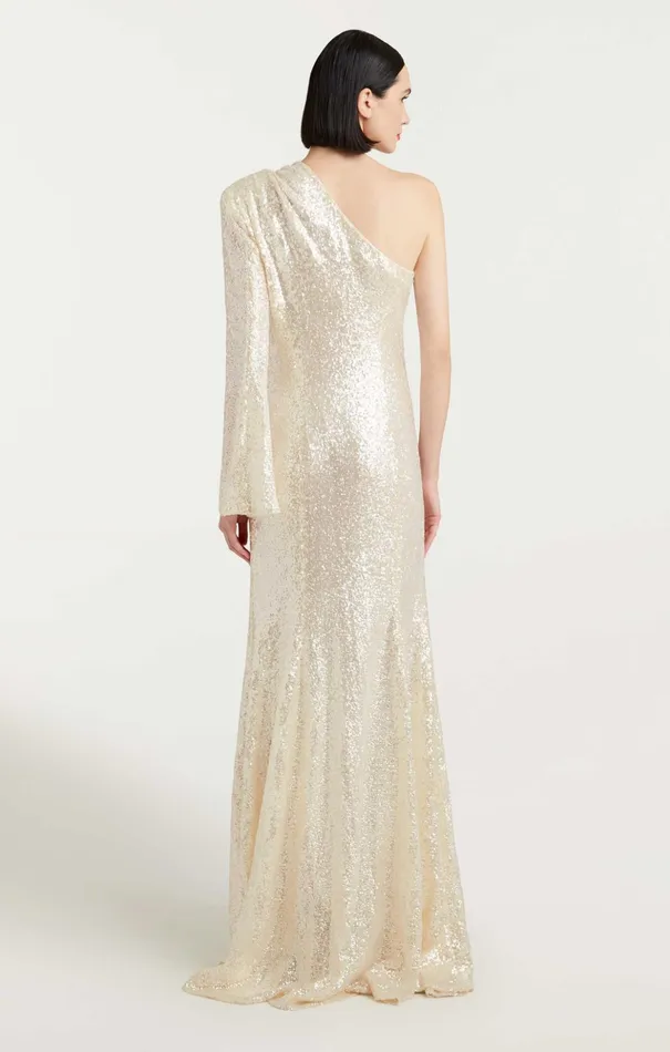 Women Cinq Sept Cocktail and Evening Angeline Gown Alabaster