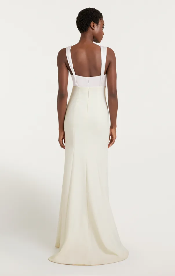Women Cinq Sept Cocktail and Evening Jillie Gown Ivory