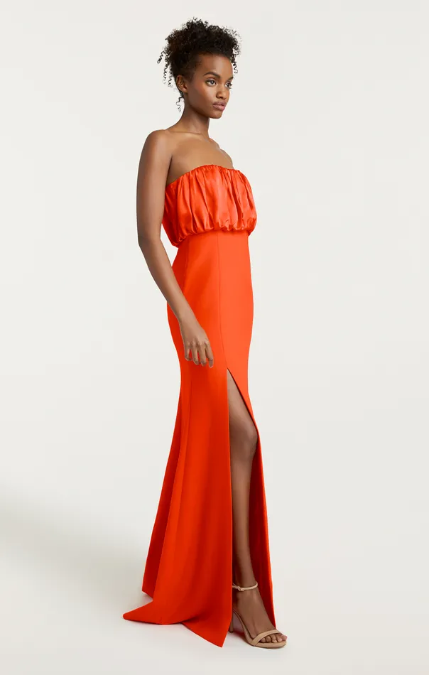 Women Cinq Sept Cocktail and Evening Laurence Gown Cherry Tomato