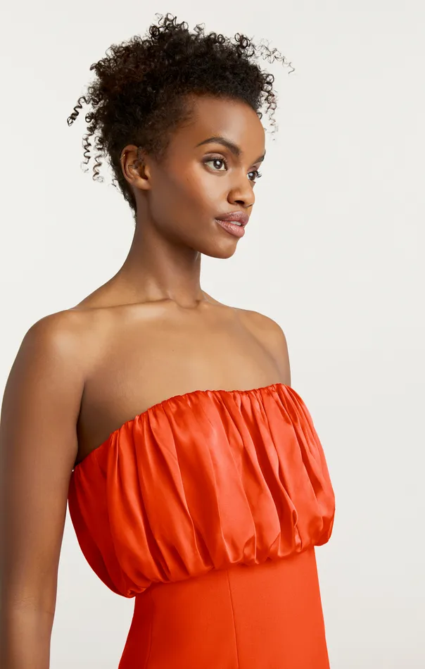 Women Cinq Sept Cocktail and Evening Laurence Gown Cherry Tomato