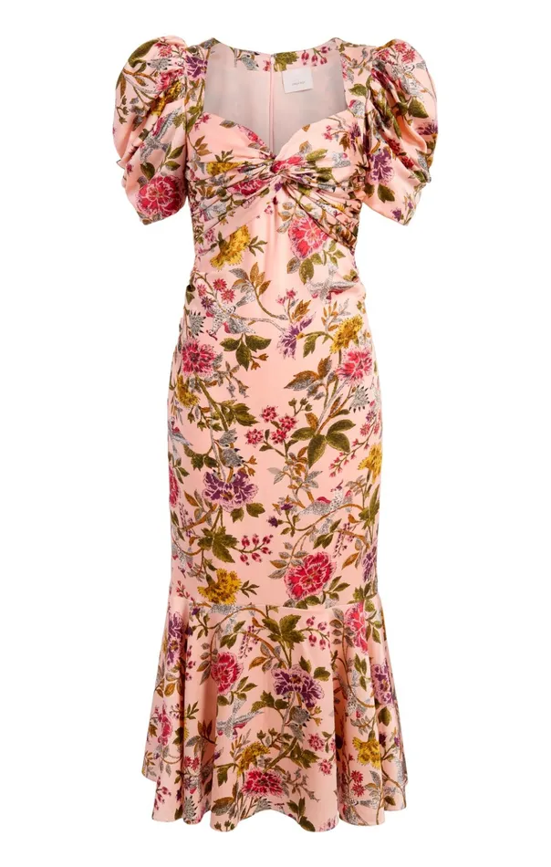 Women Cinq Sept Cocktail and Evening Wilma Dress Soft Pink Multi