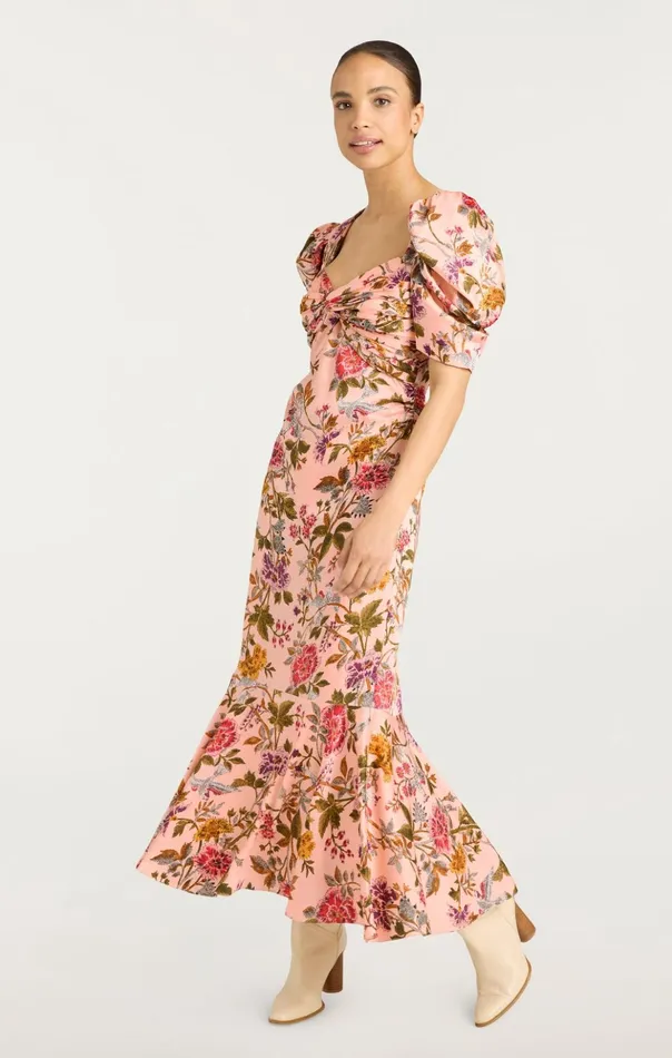Women Cinq Sept Cocktail and Evening Wilma Dress Soft Pink Multi