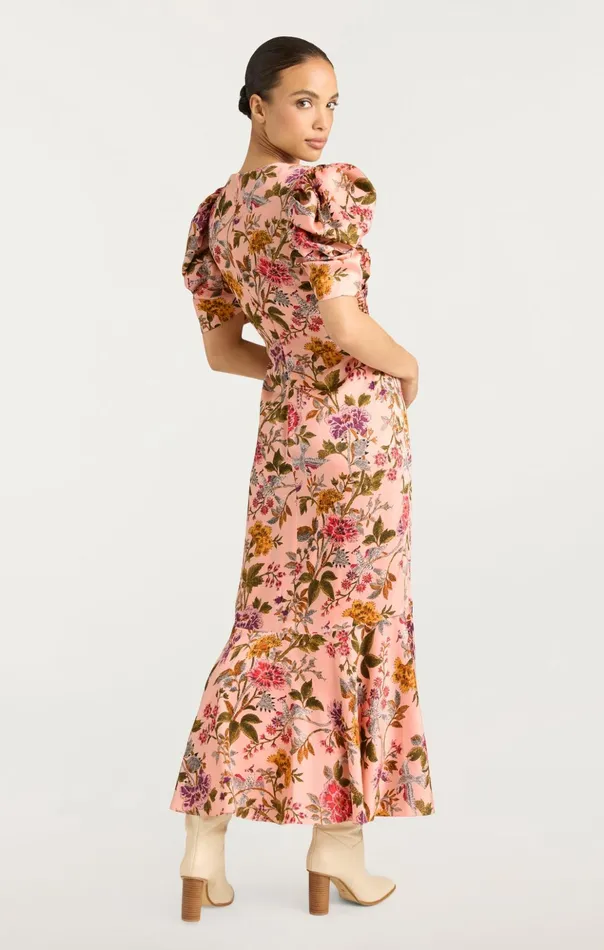 Women Cinq Sept Cocktail and Evening Wilma Dress Soft Pink Multi