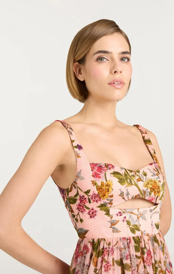 Women Cinq Sept Cocktail and Evening Xiomara Dress Soft Pink Multi