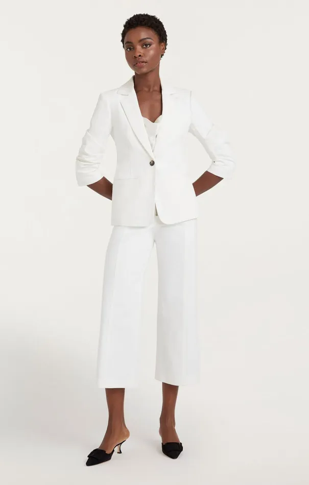Women Cinq Sept Denim Denim Khloe Blazer White