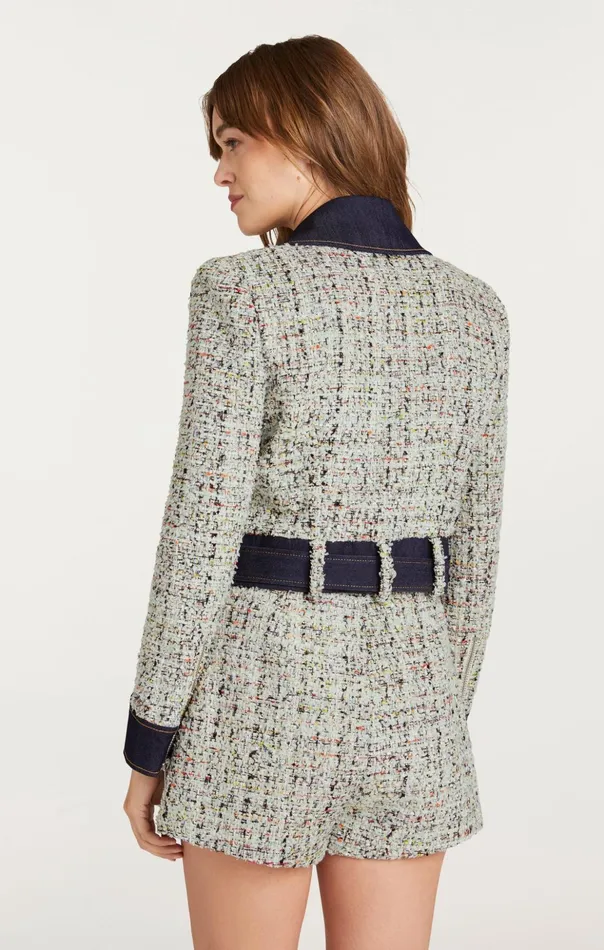 Women Cinq Sept Jackets Anya Boucle Zoe Jacket Patina Multi