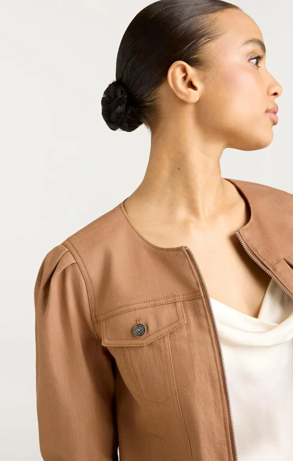 Women Cinq Sept Jackets Dalia Jacket Cocoa