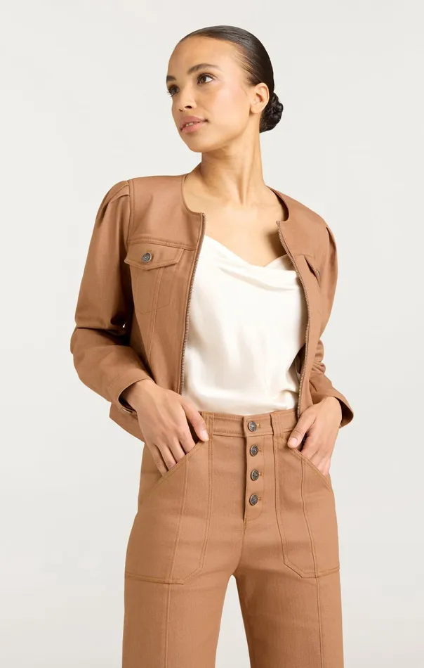 Women Cinq Sept Jackets Dalia Jacket Cocoa