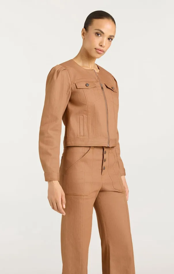 Women Cinq Sept Jackets Dalia Jacket Cocoa