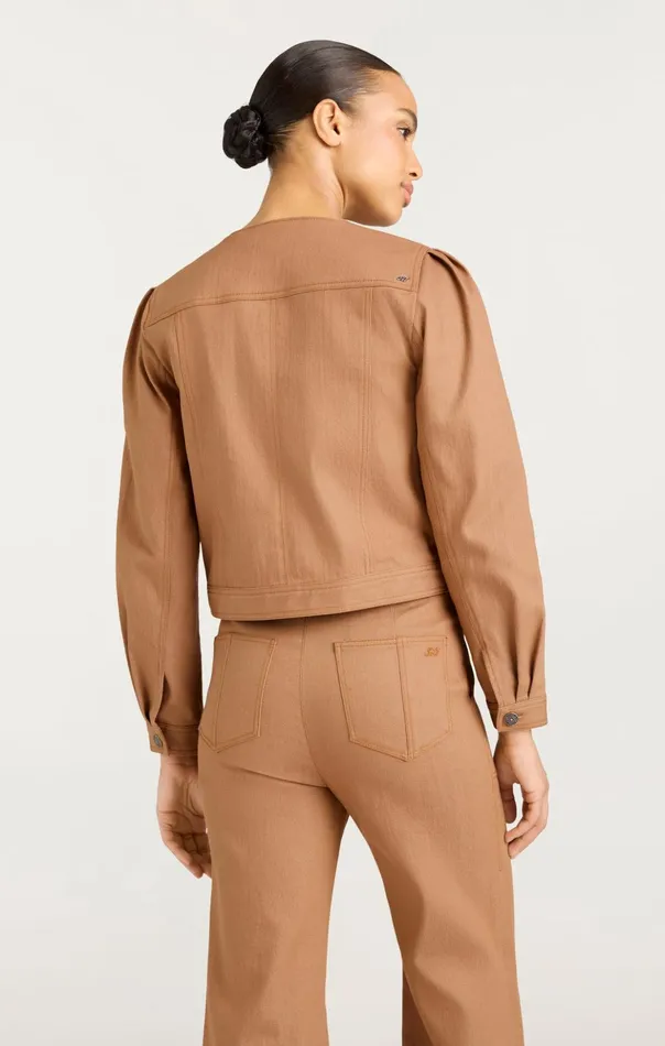 Women Cinq Sept Jackets Dalia Jacket Cocoa