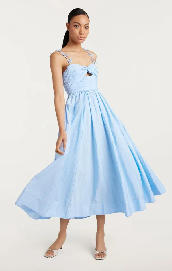 Women Cinq Sept Midi Agnes Dress Skylight