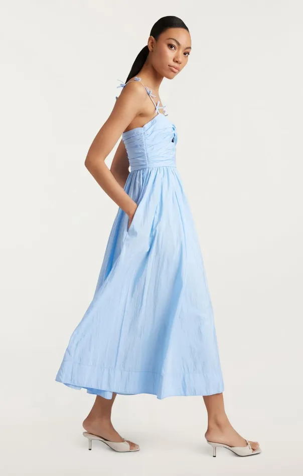 Women Cinq Sept Midi Agnes Dress Skylight