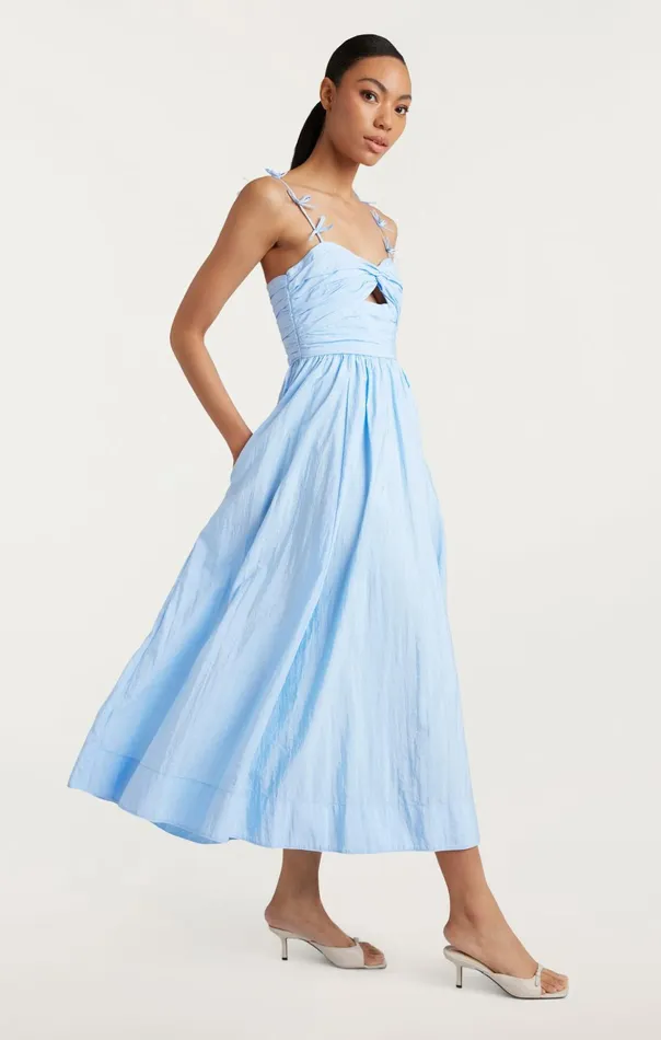 Women Cinq Sept Midi Agnes Dress Skylight