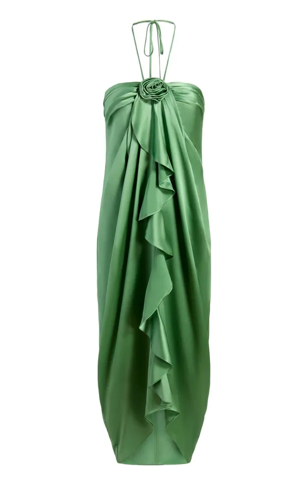 Women Cinq Sept Midi Meredith Dress Sea Palm