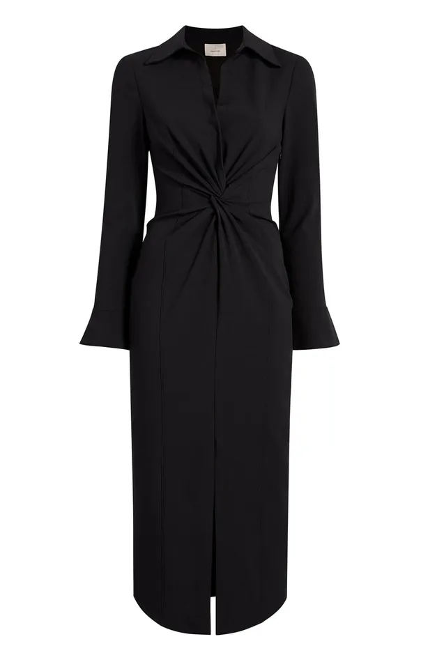 Women Cinq Sept Midi Midi Mckenna Dress Black