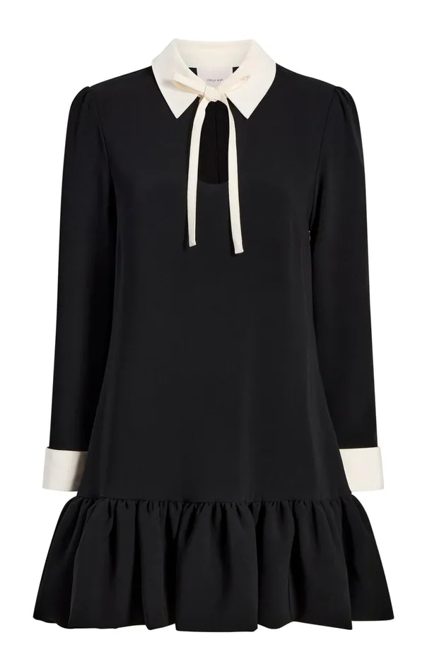 Women Cinq Sept Mini Cala Dress Blackivory