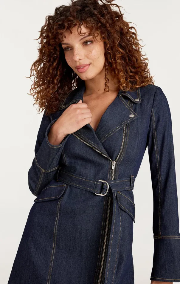Women Cinq Sept Mini Evie Dress Indigo