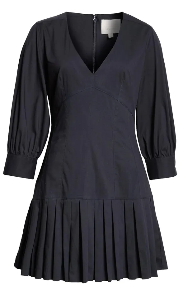 Women Cinq Sept Mini Sawyer Dress Navy