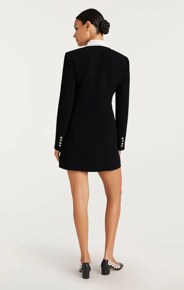 Women Cinq Sept Mini Sheryl Dress Blackivory