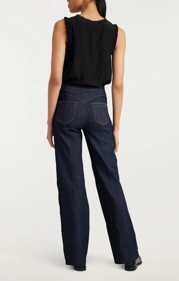 Women Cinq Sept Pants Francine Pant Indigo